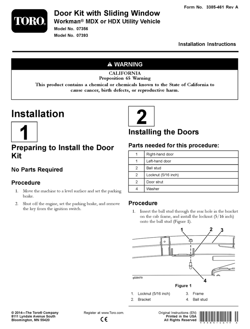 Toro 07356 installation instructions