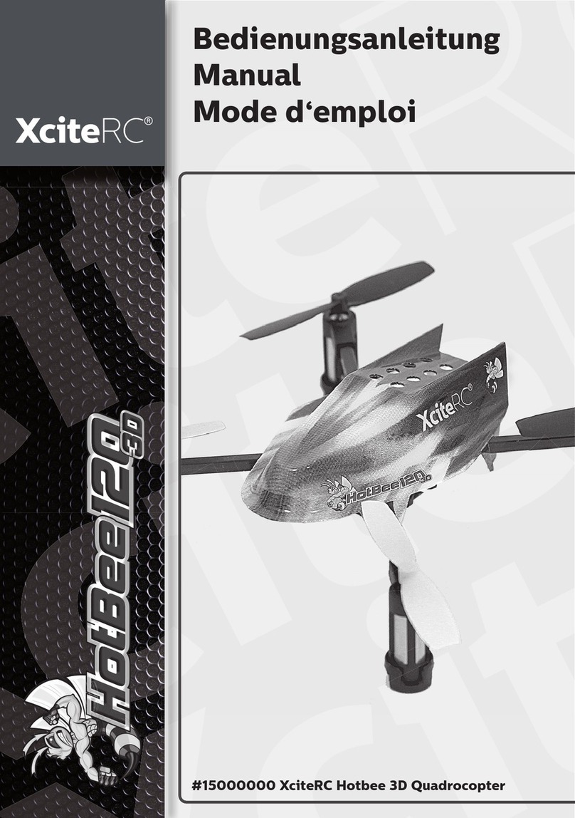 XciteRC Hotbee 120 3D manual