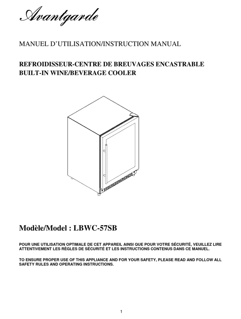 Avantgarde LBWC-57SB instruction manual