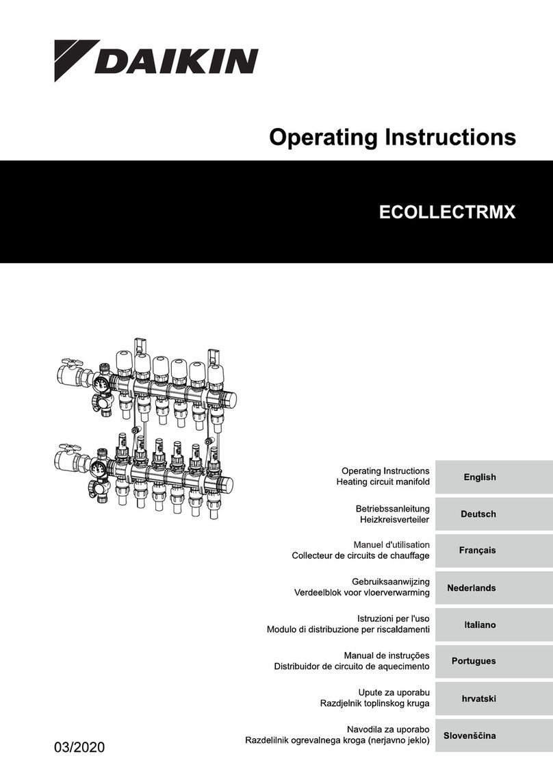 Daikin ECOLLECTRMX User manual