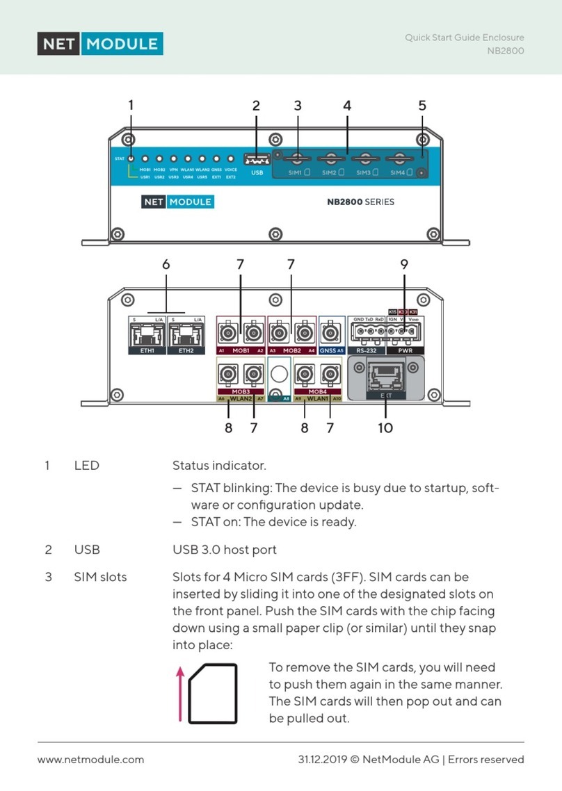 NetModule NB2800 quick start guide