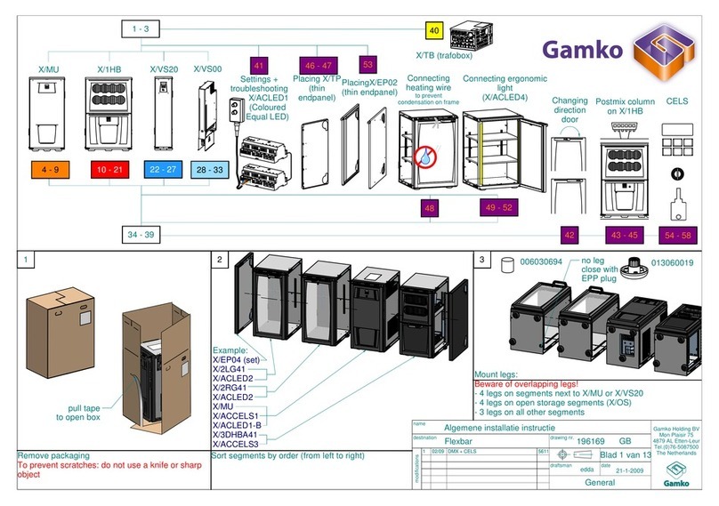 Gamko FLEXBAR X/VS20 User manual