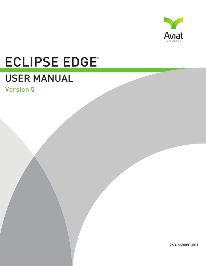 Aviat Networks ECLIPSE EDGE user manual