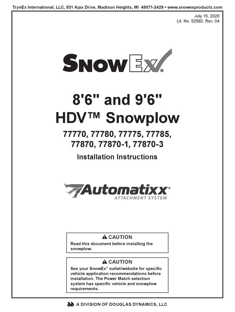 Douglas Dynamics SnowEx HDV 77770 User manual