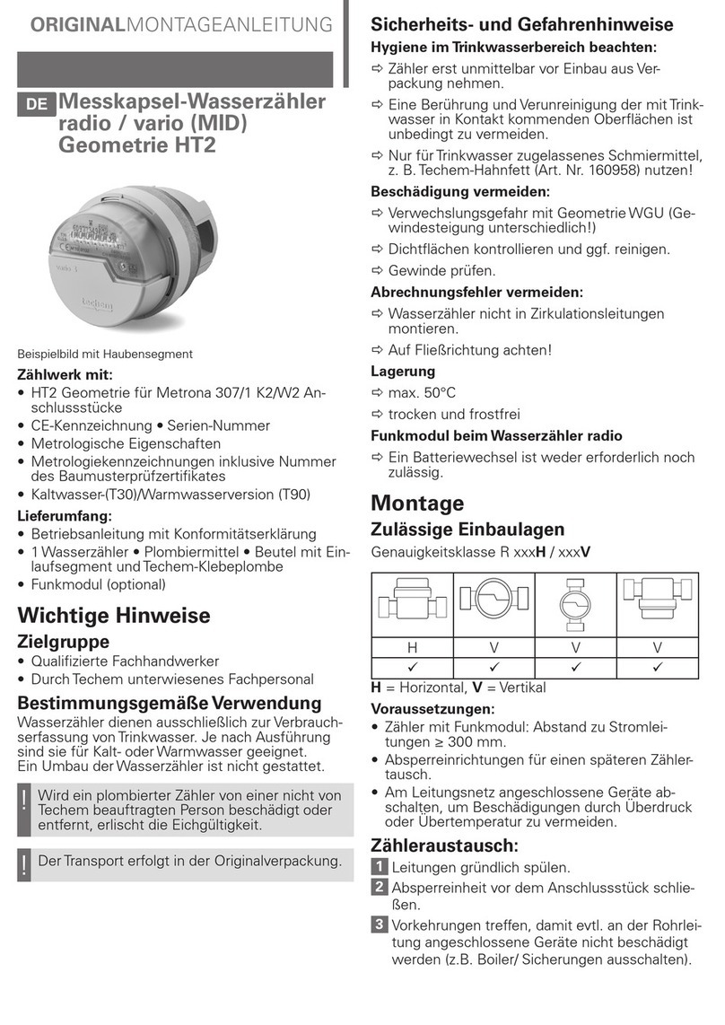 techem HT2 User manual