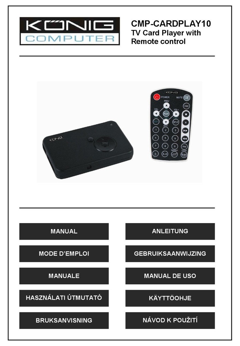 Konig CMP-CARDPLAY10 manual