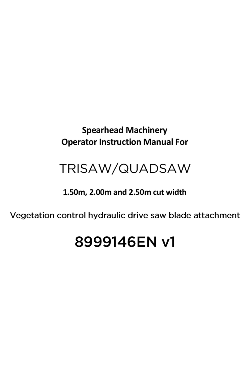 Spearhead Trisaw Series Operator's instruction manual