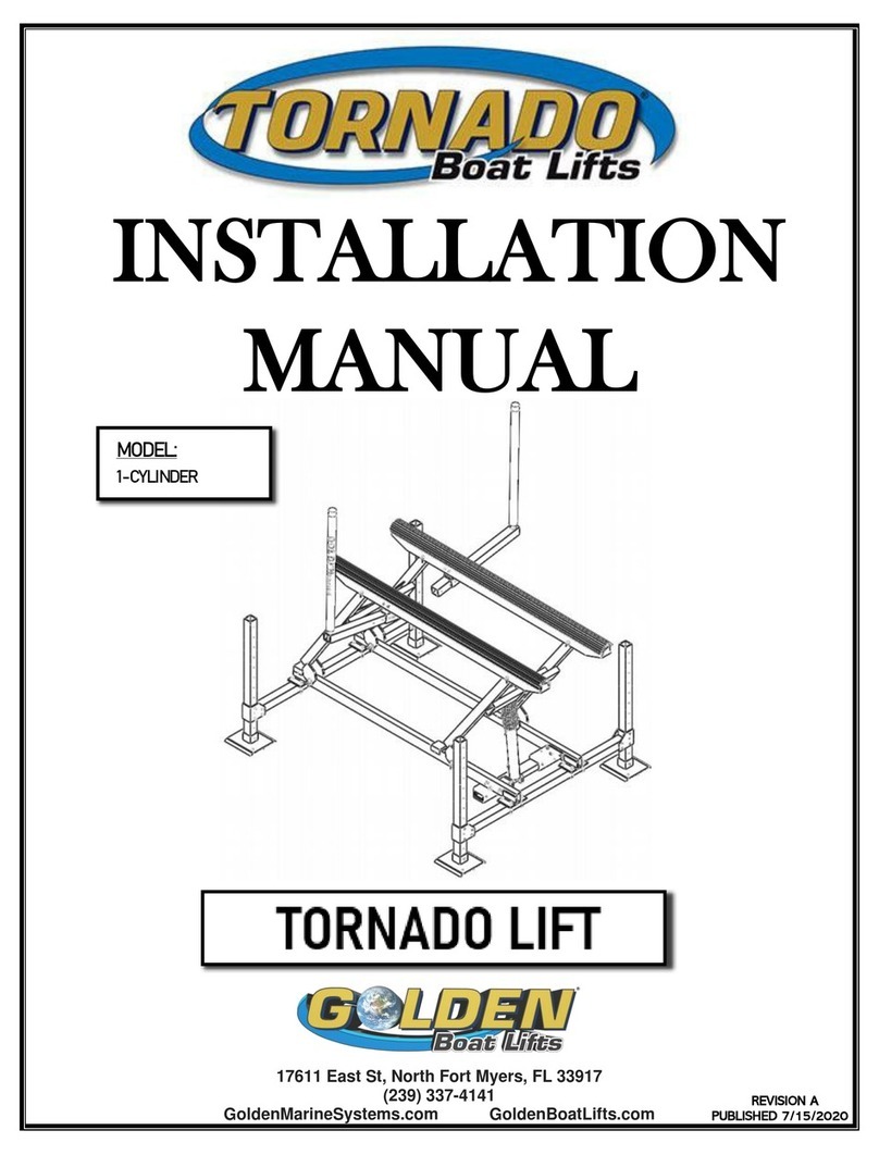 Golden Tornado 1-CYLINDER installation manual