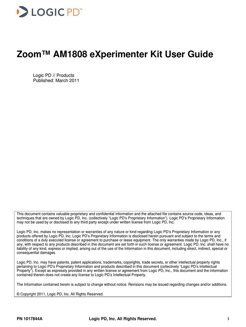 Logic PD Zoom AM1808 eXperimenter user guide
