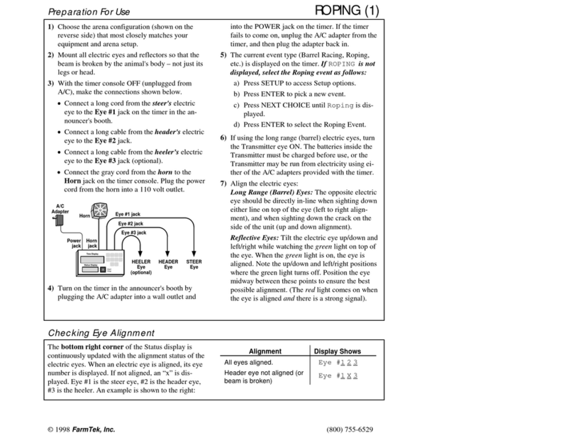 FarmTek Polaris User manual