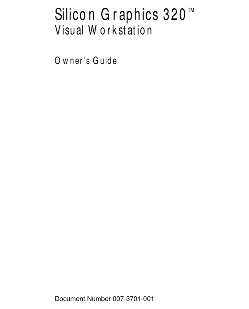 Silicon Graphics 320 User manual
