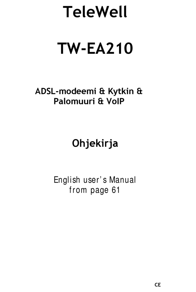 TeleWell TW-EA210 user manual