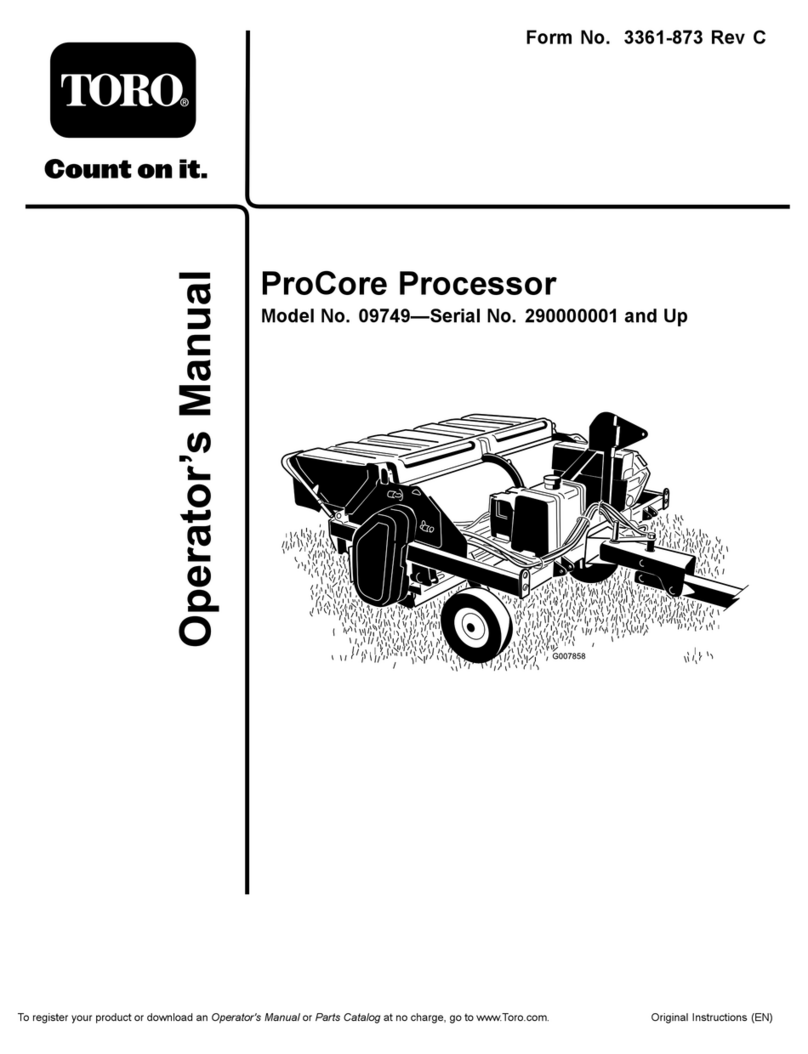 Toro ProCore User manual