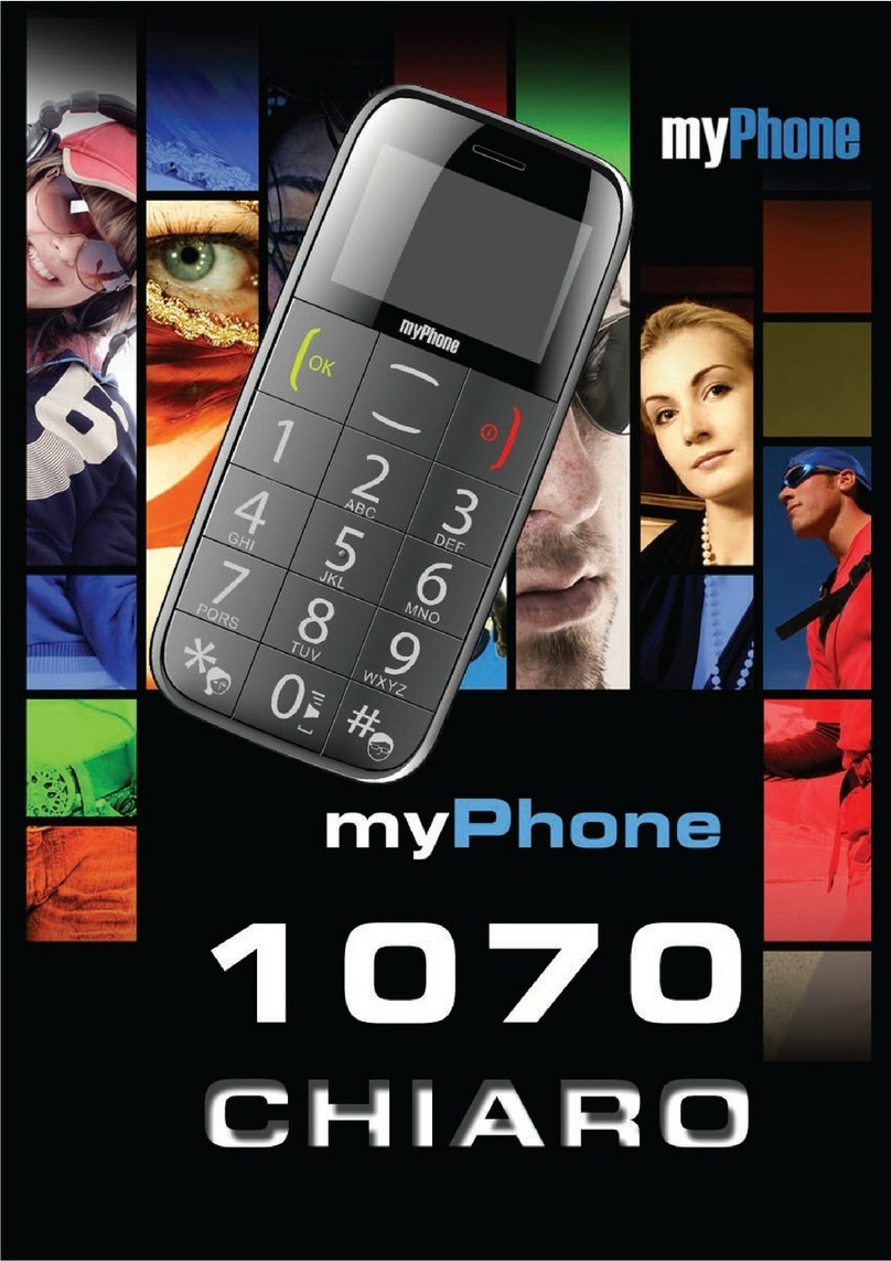 myPhone 1070 CHIARO User manual