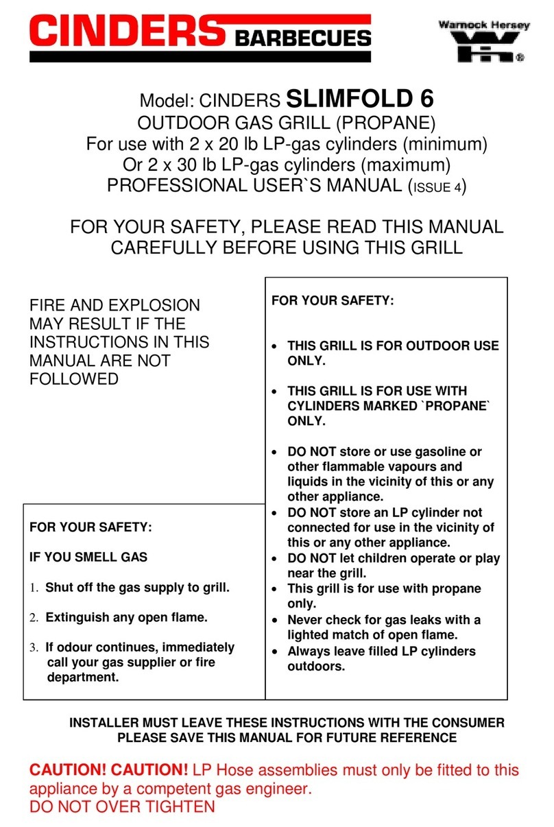 Cinders SLIMFOLD 6 Professional Users Manual