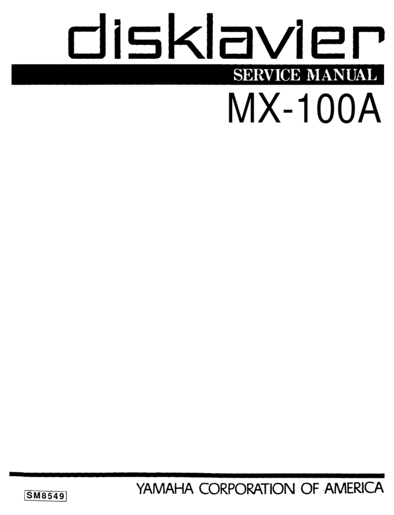 Yamaha disklavier MX-100A Service manual