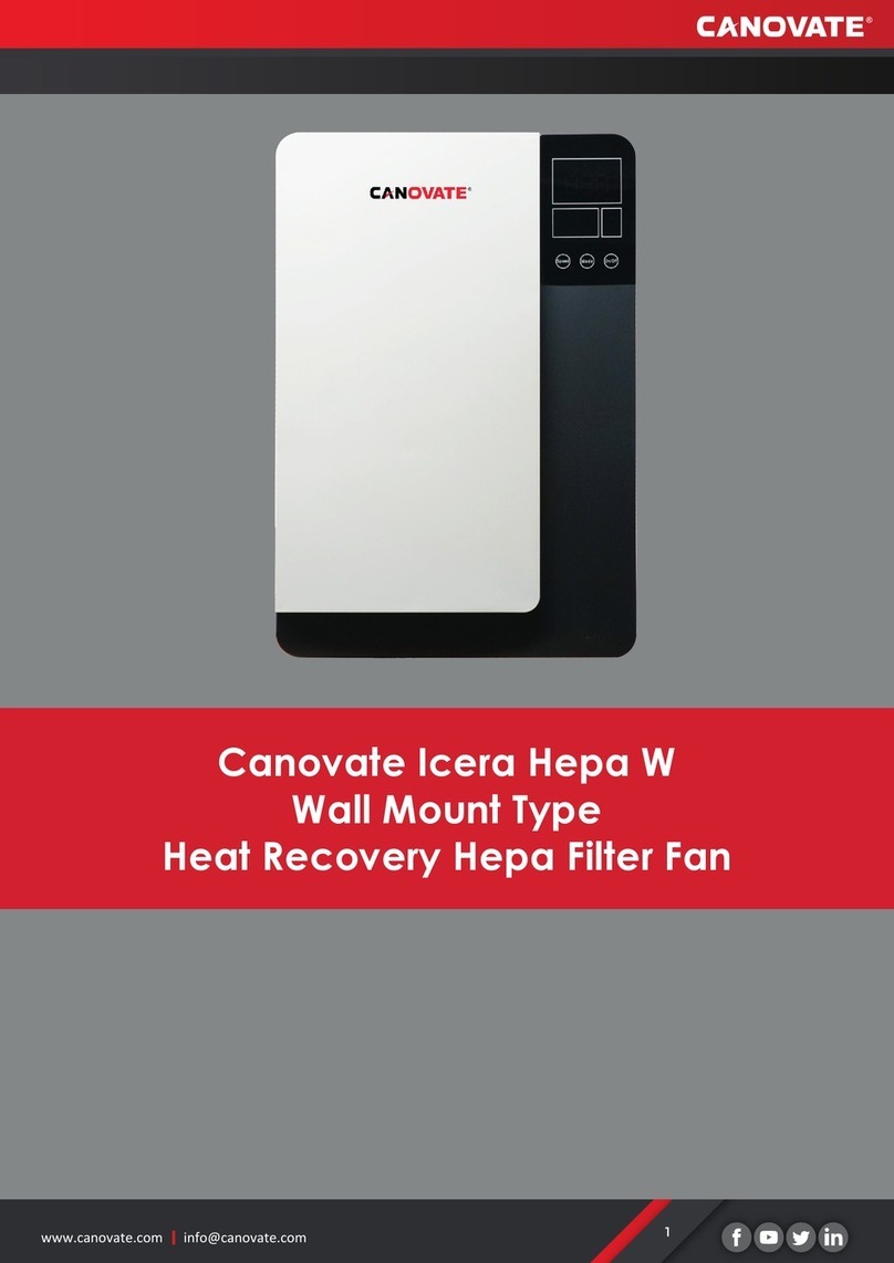 Canovate Icera ERVQ-B150-1A1F manual