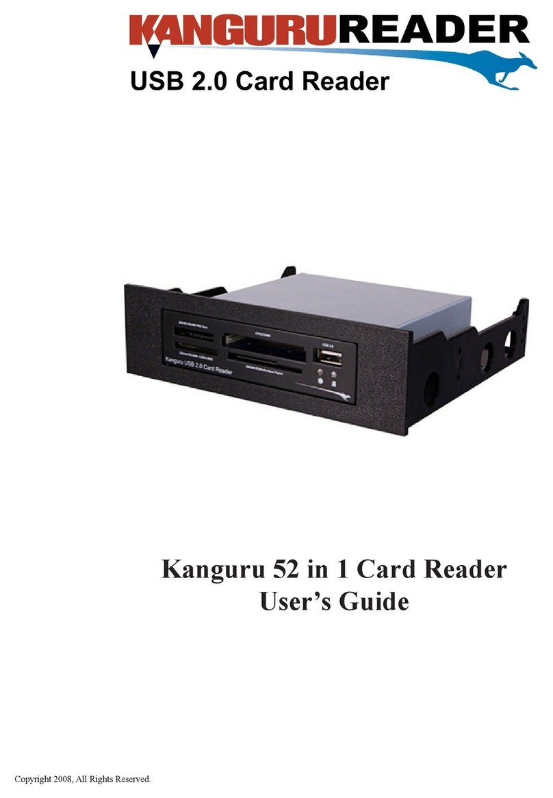 Kanguru 52-in-1 Card Reader User manual Kanguru 52-in-1 Card Reader User manual
