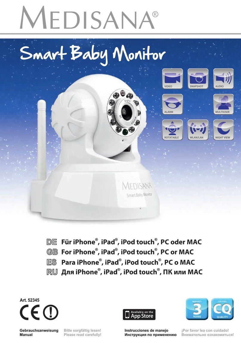 Medisana Smart Baby Monitor manual