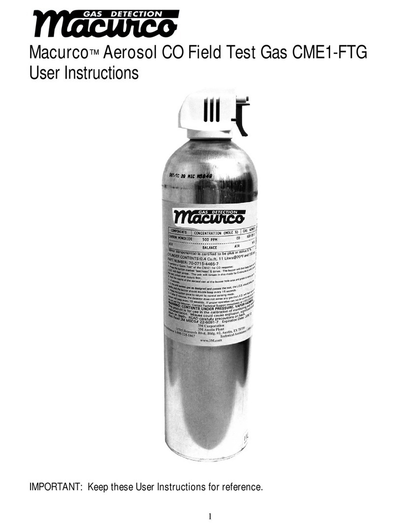 Macurco CME1-FTG User instructions