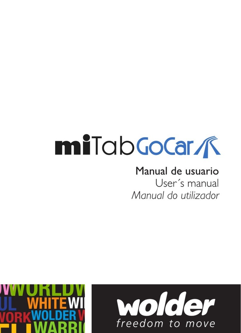 Wolder miTabGoCar User manual