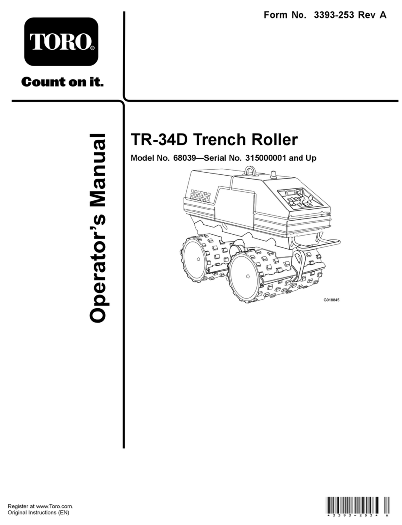 Toro TR-34D Operator's manual