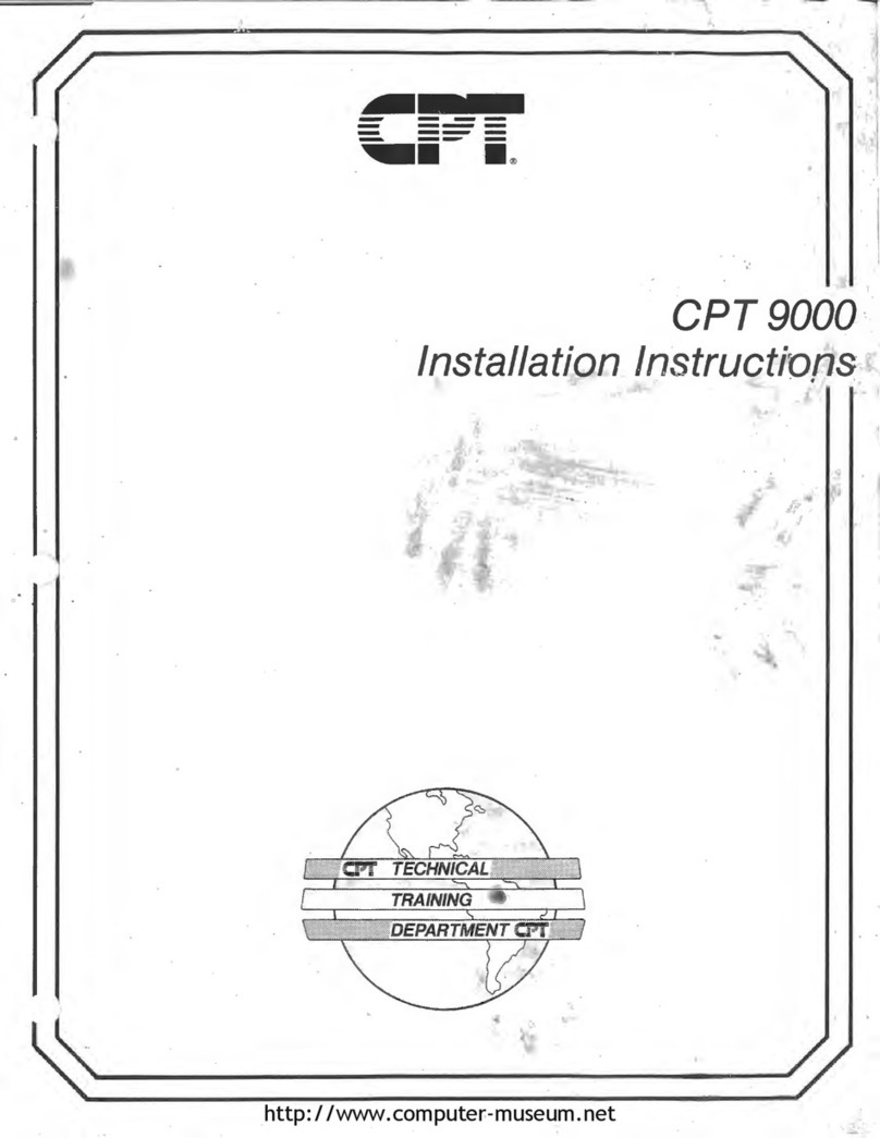 CPT 9000 installation instructions