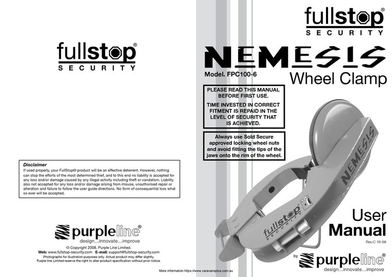 Purpleline FullStop Security Nemesis FPC100-6 User manual