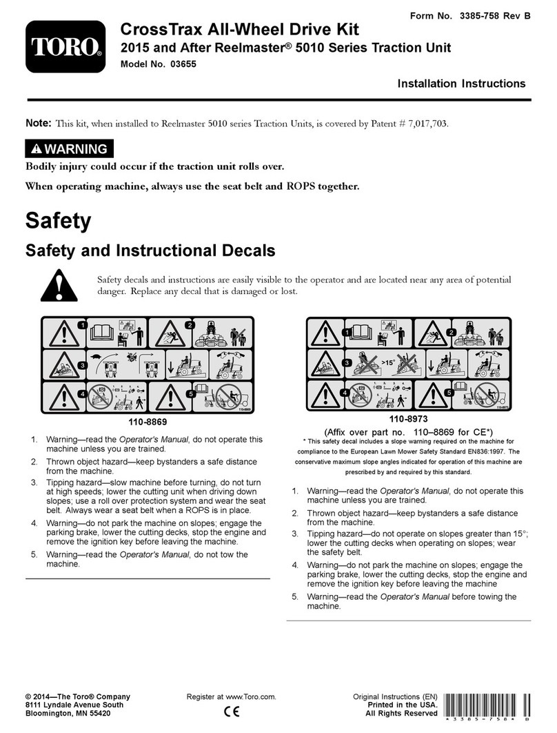 Toro 03655 installation instructions Toro 03655 installation instructions