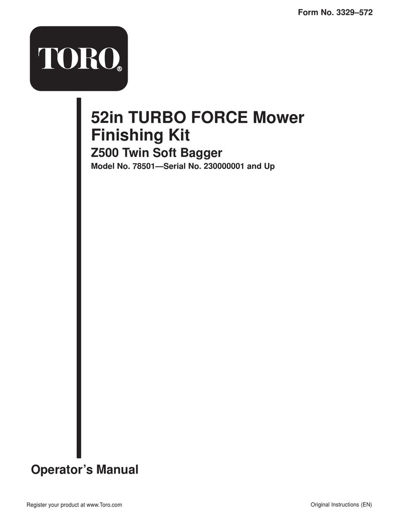 Toro TURBO FORCE Operator's manual