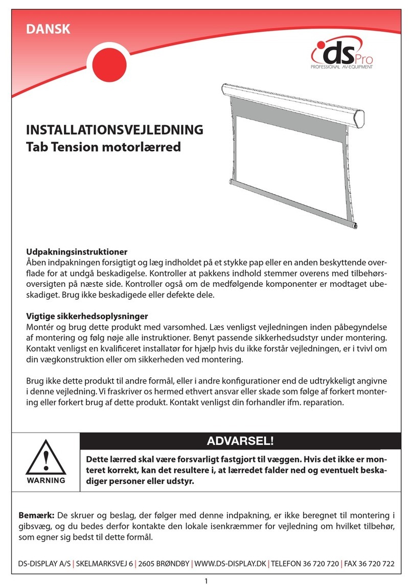 DSPro MotorScreen installation instructions
