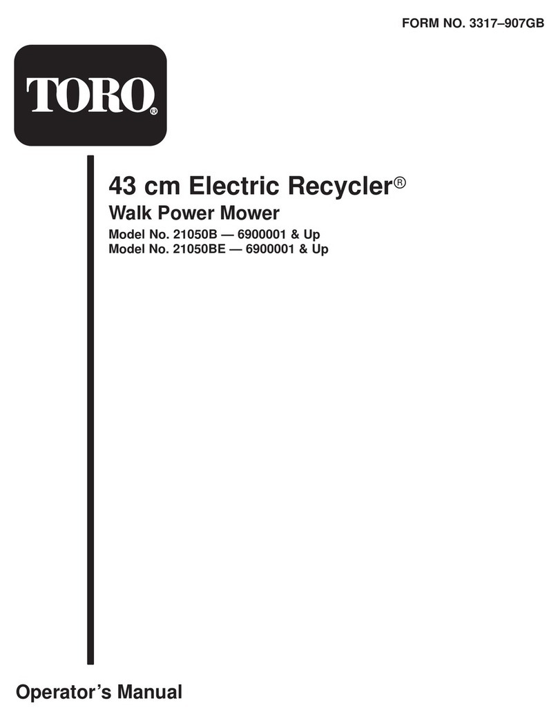Toro Recycler 21050B Operator's manual