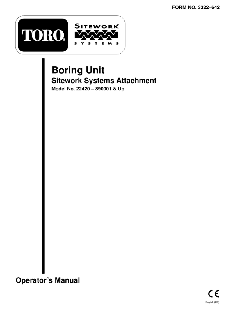 Toro Sitework Systems 22420 User manual