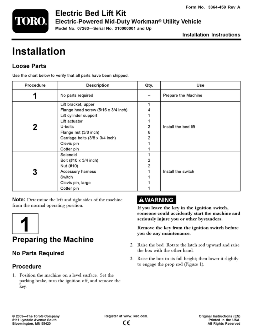 Toro 07263 installation instructions