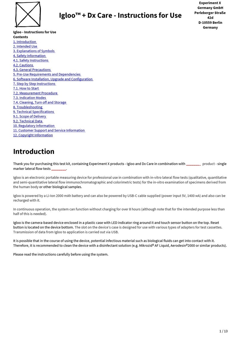 Experiment X Igloo Instructions for use