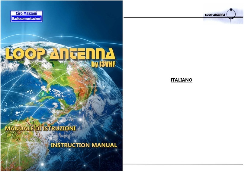 Ciro Mazzoni I3VHF LOOP ANTENNA manual