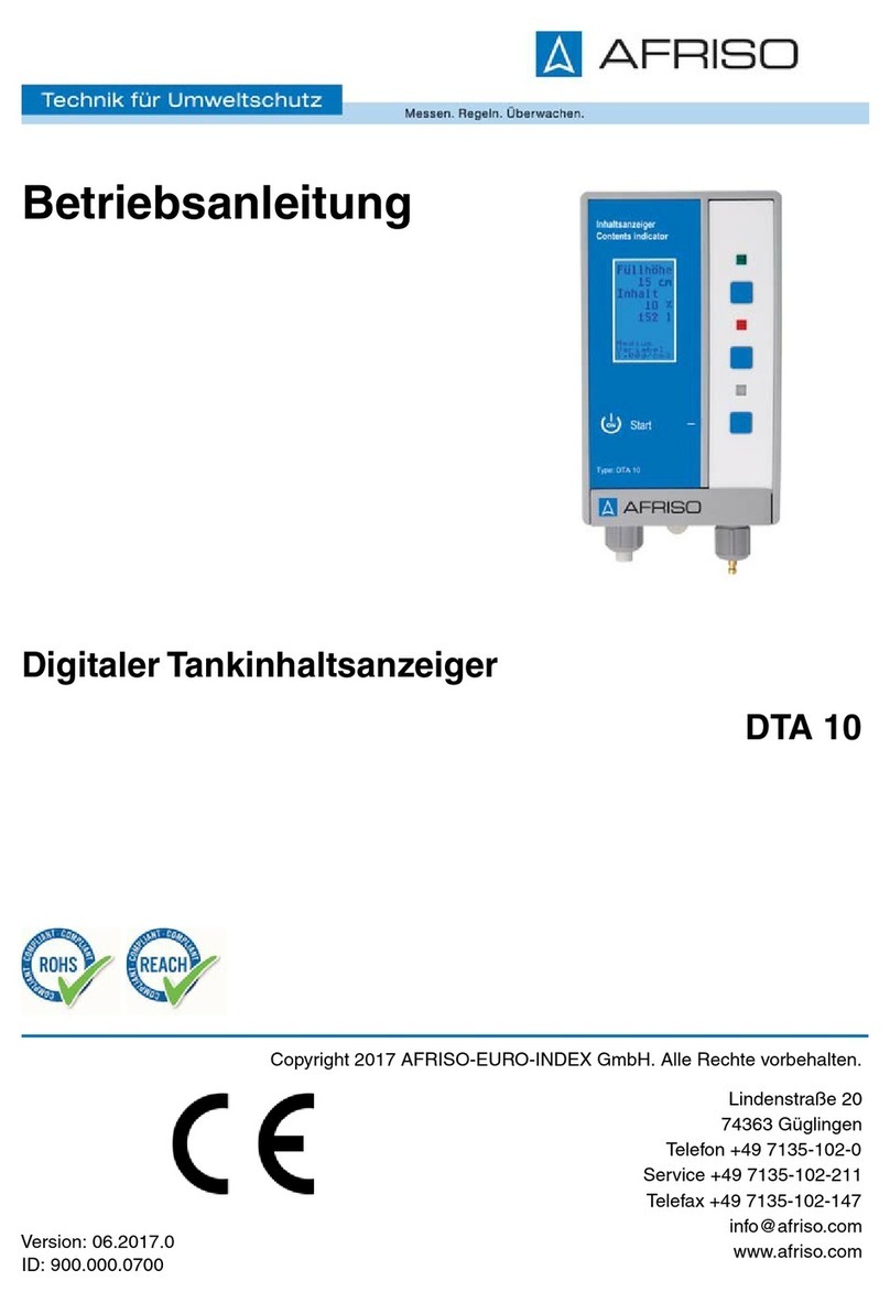 AFRISO DTA 10 operating instructions