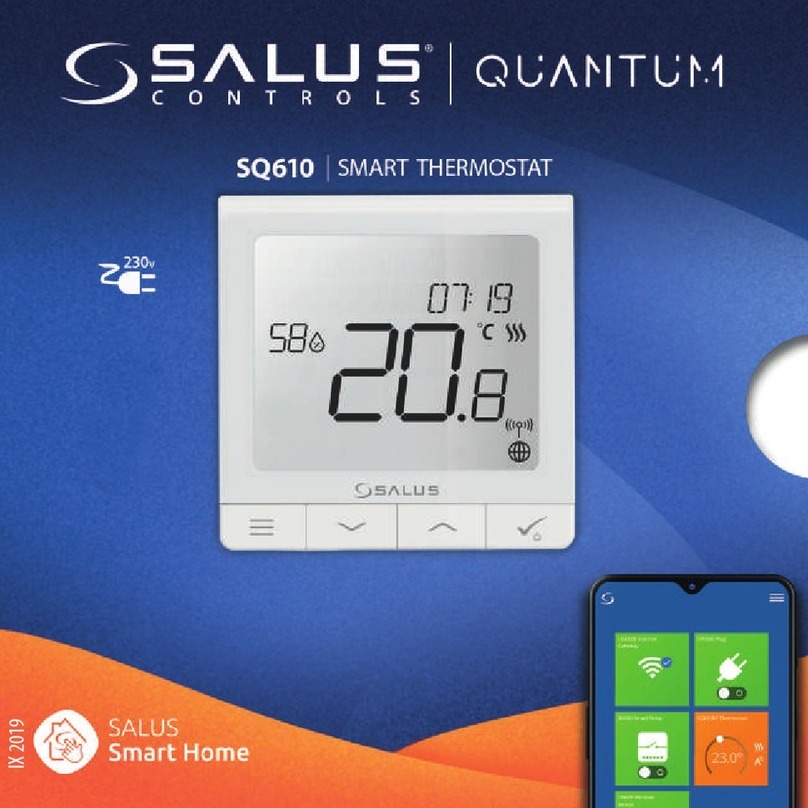 Salus Quantum SQ610 User manual