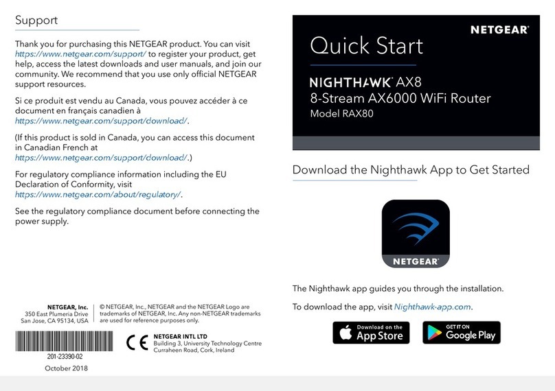 NETGEAR Nighthawk AX8 Series User manual NETGEAR Nighthawk AX8 Series User manual