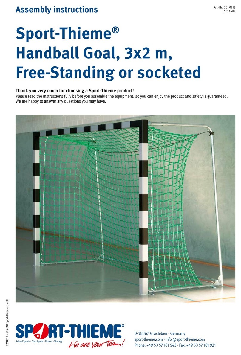 Sport-thieme 201 0915 Assembly instructions