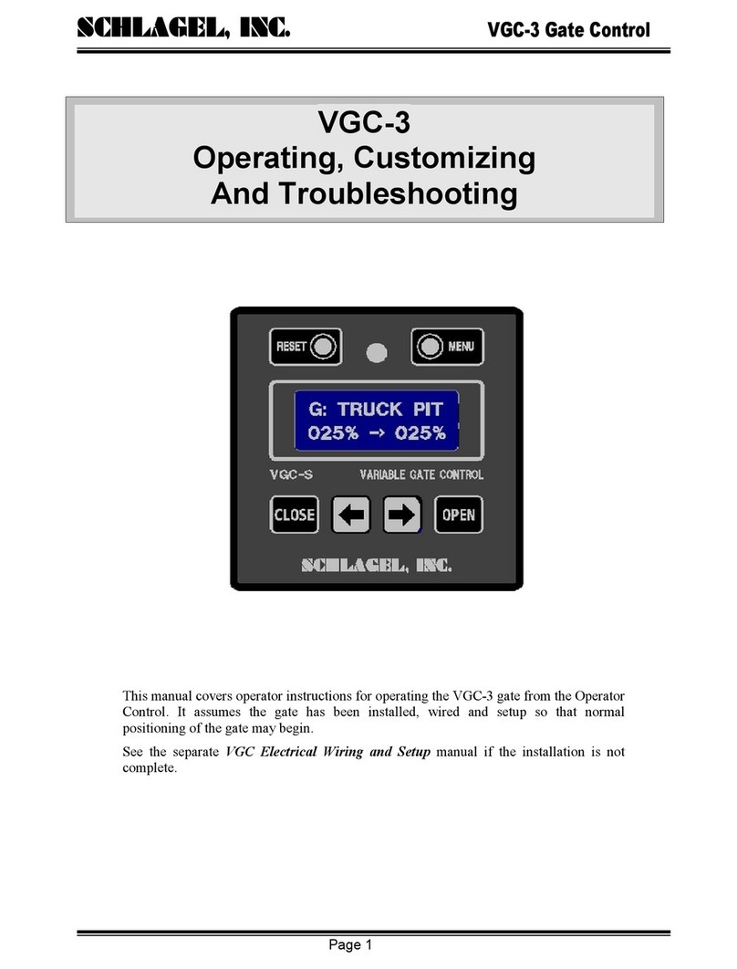 Schlagel VGC-3 Operating, Customizing And Troubleshooting