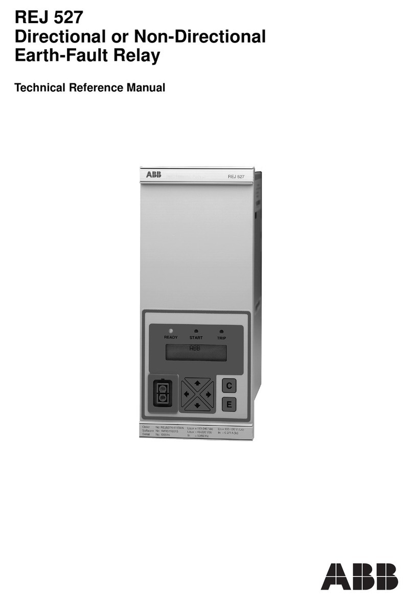 ABB REJ 527 Product manual