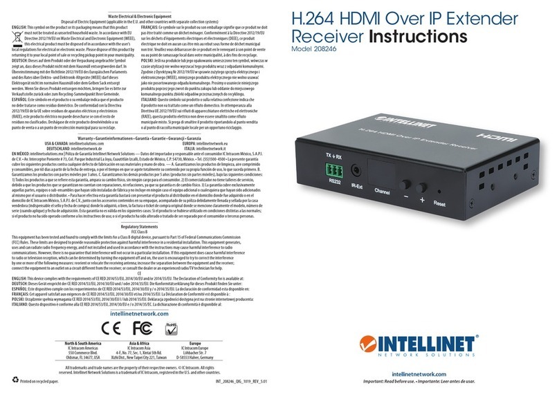 Intellinet 208246 instructions