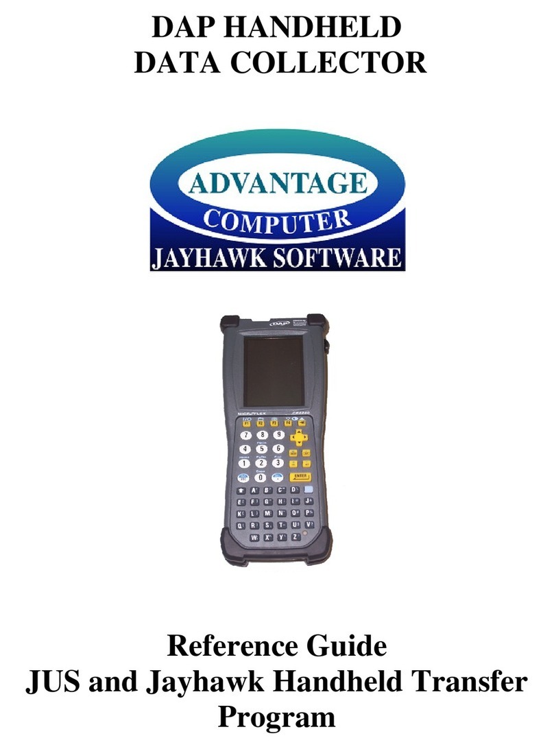 Advantage Computer DAP HANDHELD User manual
