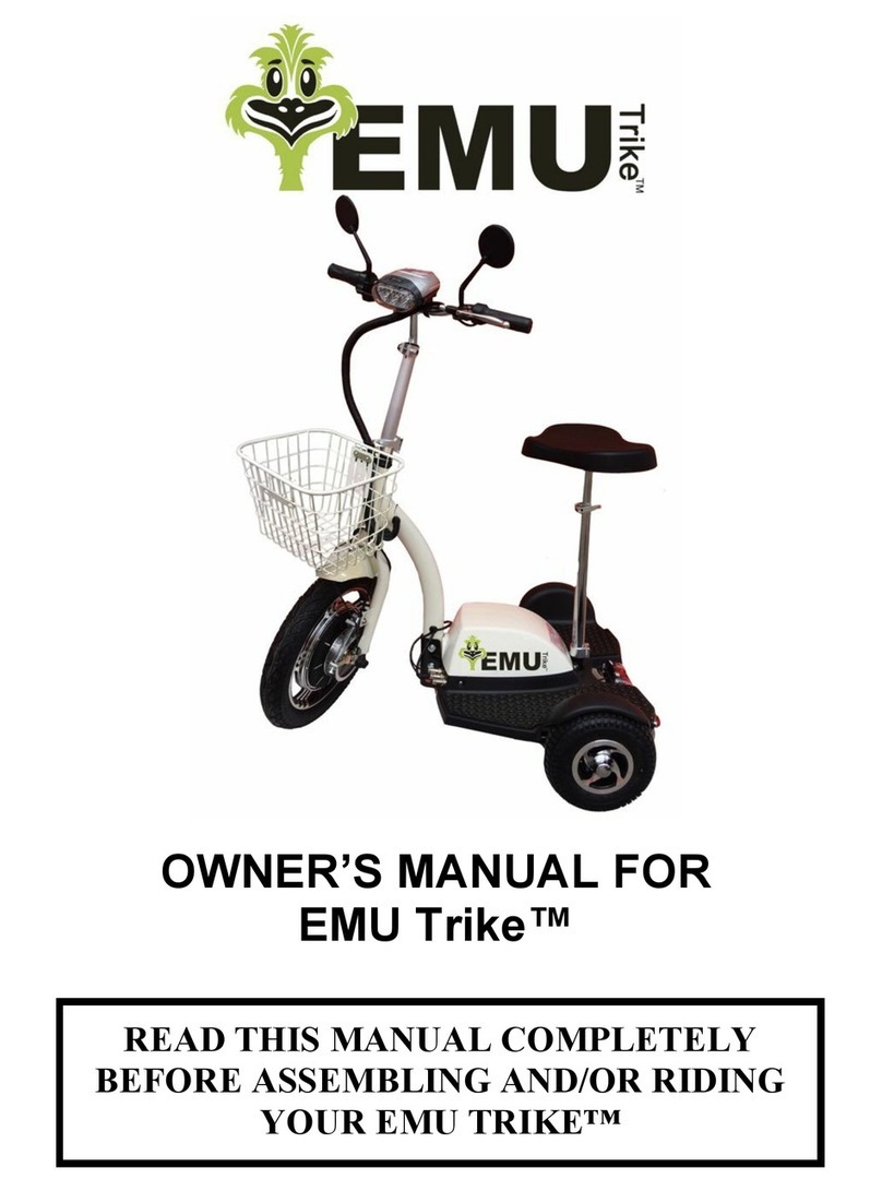 American Scooter Company EMU Trike owner's manual