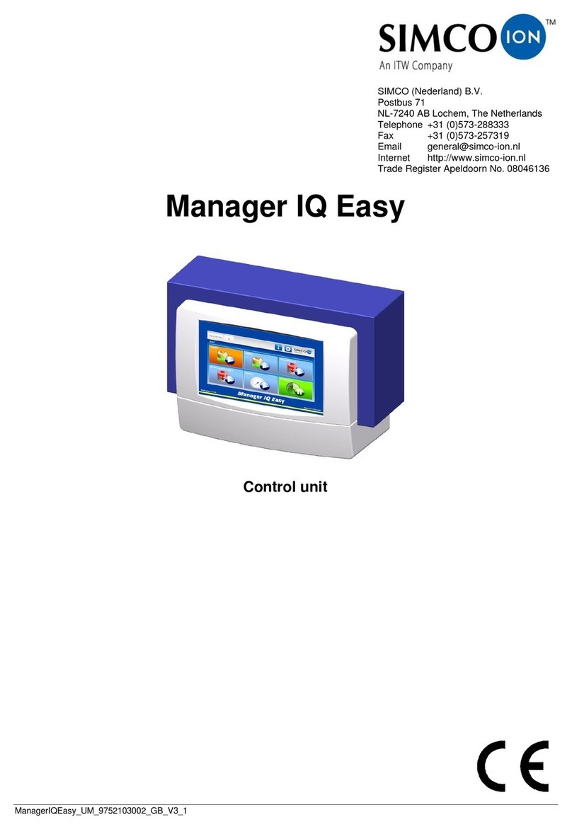 ITW SIMCO ION Manager IQ Easy manual