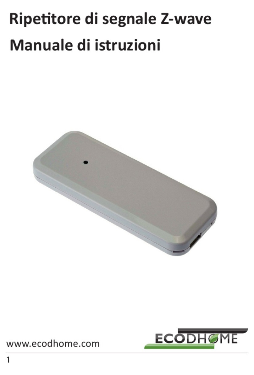 Ecodhome Z-Wave installation manual