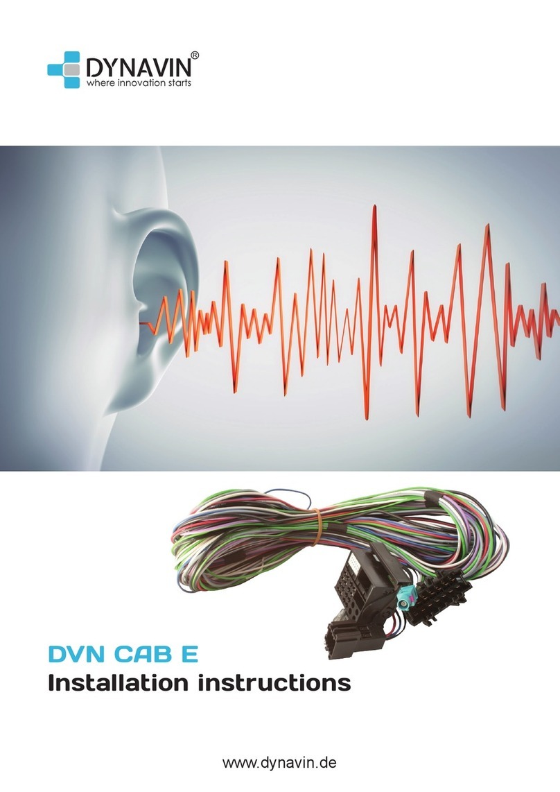 Dynavin DVN CAB E User manual
