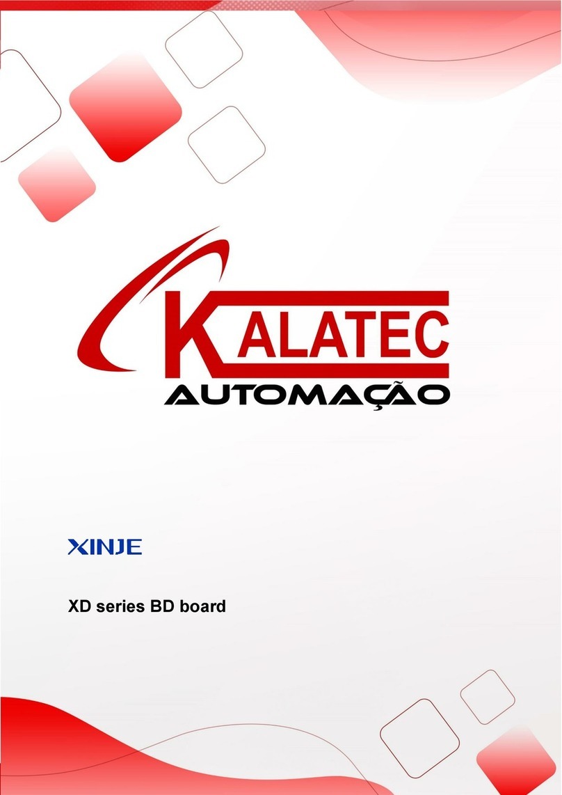 Kalatec Automacao XINJE XD series User manual