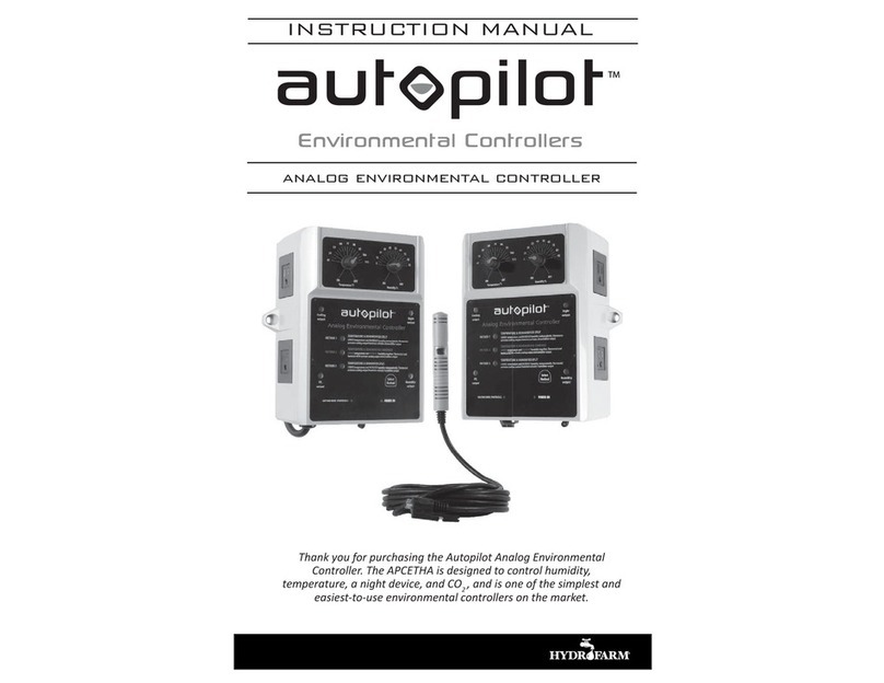 Hydrofarm autopilot APCETHA User manual Hydrofarm autopilot APCETHA User manual